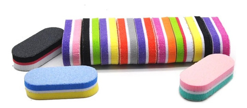 Lima Sponge Mini Para Manicura Pedicura Nails X10