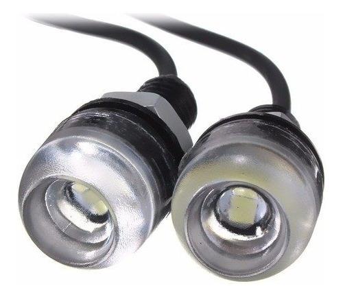 2 Luz Led Uso Direccionales,porta Placa,ojos Aguila