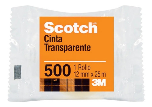 Cinta Adhesiva Scotch #500 12mm X 25mts (caja X12)