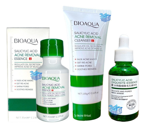 Kit Acido Salicílico X4 Bioqua