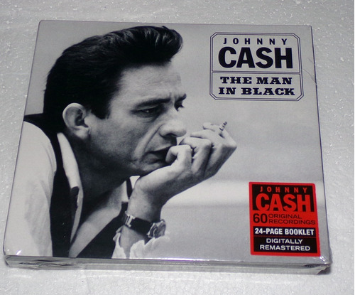 Johnny Cash The Man In Black Cd Triple Sellado / Kktus