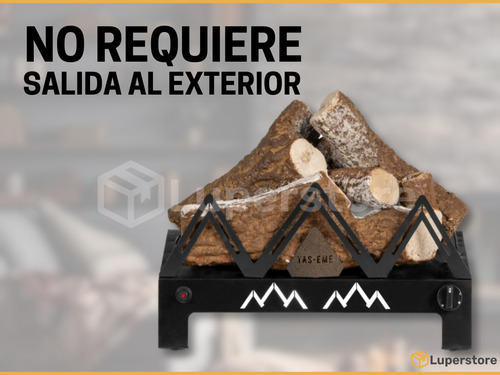 Estufa Hogar Calefactor Kamin Kompakt Y Fogon Atek 7500 C