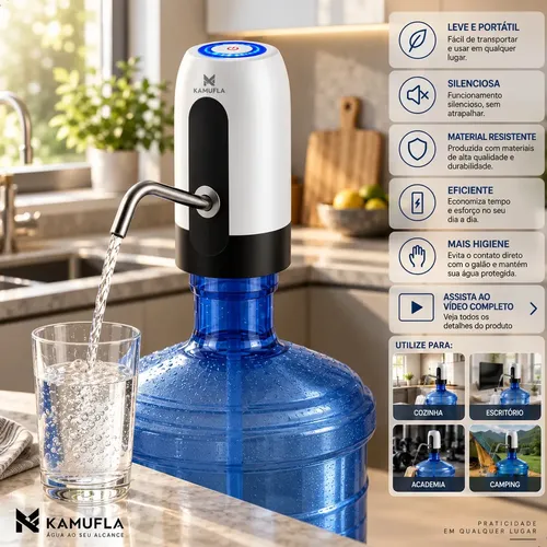 Bomba elétrica para galão de água, imagem principal do anúncio