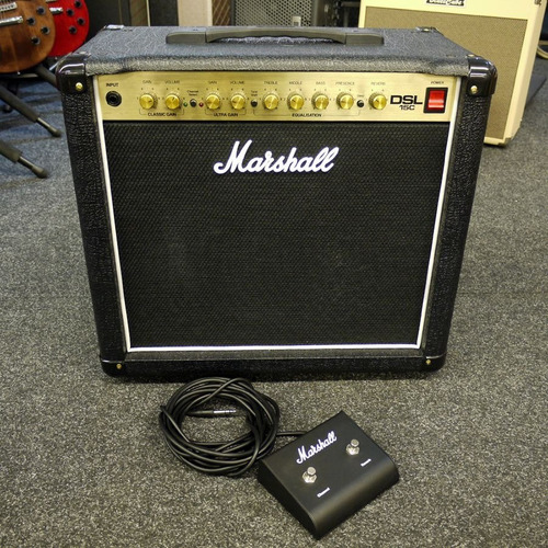 Amplificador Marshall Combo Dsl15-c Tubular P/ Guitarra 15w