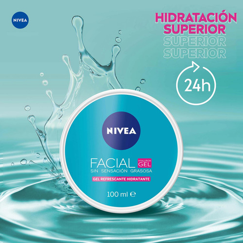 Gel Facial Refrescante Nivea Cu - mL a $256