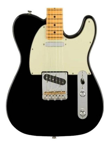Guitarra eléctrica Fender American Professional II Telecaster de aliso black brillante con diapasón de arce