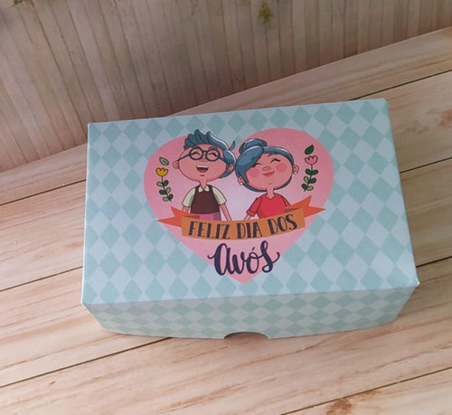 Imagem 1 de 3 de 10 Caixas Doces Brigadeiro Lembrança Dia Dos Avós