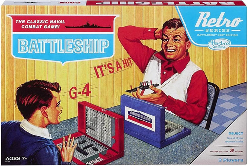 Juego De Mesa Battleship Retro Series Hasbro Batalla Naval