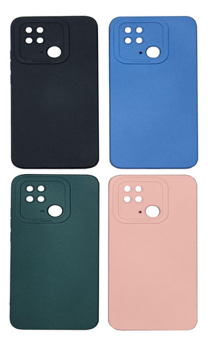 Funda Para Xiaomi Poco C40 Silicona Con Felpa + Glass 9h