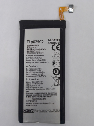 Batería Alcatel 5056 Pop 4 Plus (tlp025c2) Comp.(tlp025c1)