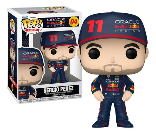 Funko Pop Sergio Perez #04 Formula 1 Oracle Red Bull Racing