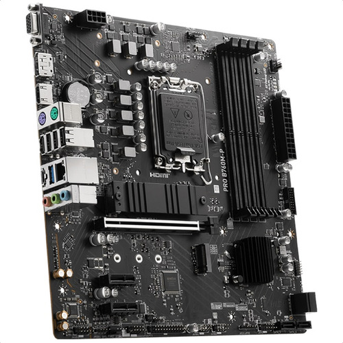 Tarjeta Madre Msi Pro B760m-p Ddr5 M.2 Hdmi Usb-c 1700