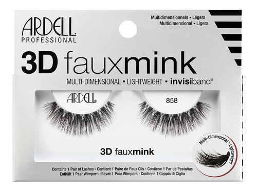 Pestañas Ardell 3d Faux Mink - Unidad