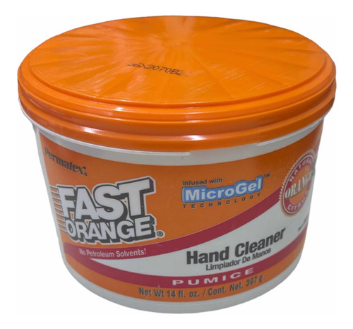 Limpiador De Mano Fast Orange En Crema Permatex