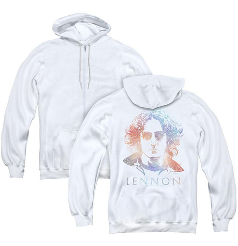Chaquetin Sudadera Con Cierre John Lennon Cara Colores