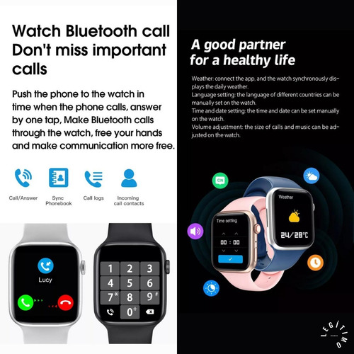 Imagen 4 de 10 de Smartwatch T900 Pro Max Rosa Original Versión 2022