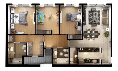 Departamento De Pozo En Palacio Bukta, Chacarita