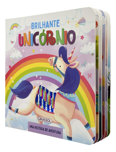 Brilhante unicórnio, de Brijibasi Art Press Ltd.. Editora Girassol, capa dura, edição 1 em português, 2023