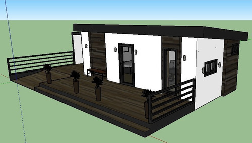 Tiny House Architectural Plans 506 Ft2 / Casa Pequeña Planos