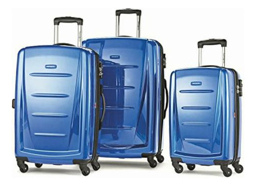 Samsonite Winfield 2 Equipaje Rígido Con Ruedas Giratorias, Color Azul (Nordic blue)