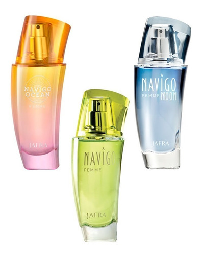 3 Navigo Femme + Navigo Ocean  + Navigo Moon  Jafra Mujer