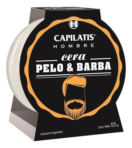 Capilatis Cera Hombre Pelo & Barba Larga Duracion X55g