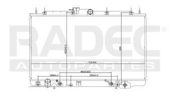 Radiador Acura Tl 2002 V6 3.0 Lts Automatico 