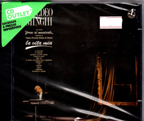 Cd Amedeo Minghi - La Vita Mia - Lacrado De Fábrica