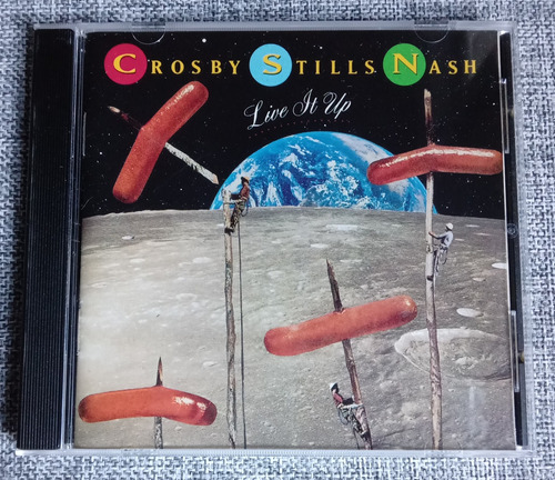 Cd Crosby Stills Nash - Live It Up - Usado Excelente Import