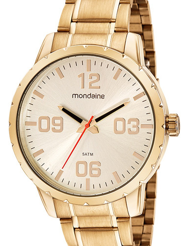 Relógio Mondaine Dourado Masculino 99629gpmvde2