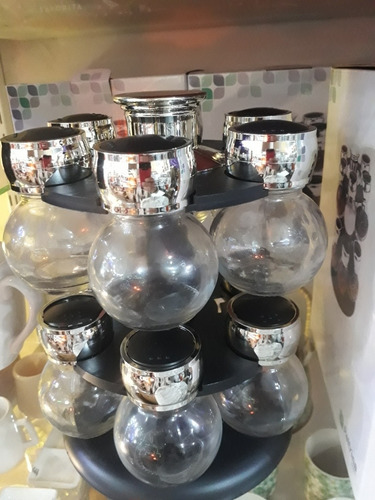 Especiero De Mesa Giratorio Torre X12 Deconamor Regalos