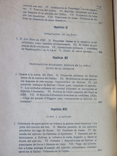 Gonzalo Bulnes Ultimas Campañas De La Independencia Del Perú (Usado)