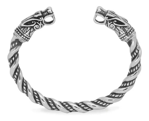 Pulsera Brazalete Caballero Dragón Vikings Acero Inoxidable