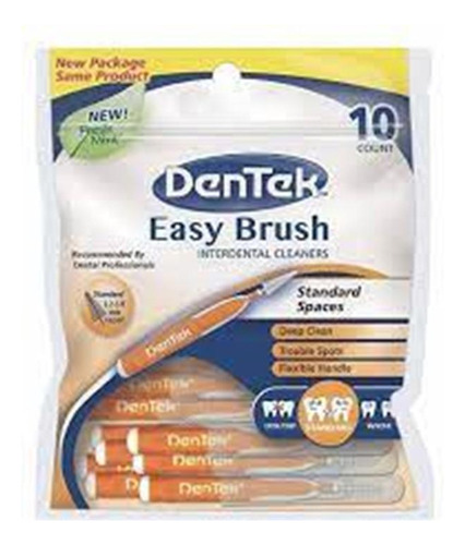 Kit Com 40 Escovas Interdentais Dentek Easy Brush Regular