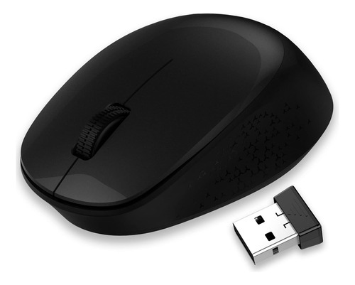 Mouse Leadsail Inalambrico 2,4g/negro