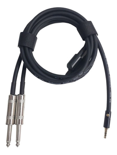 Cable Plug 3,5 Mm Estéreo - 2 Plug 1/4 Mono Baquelita C-093