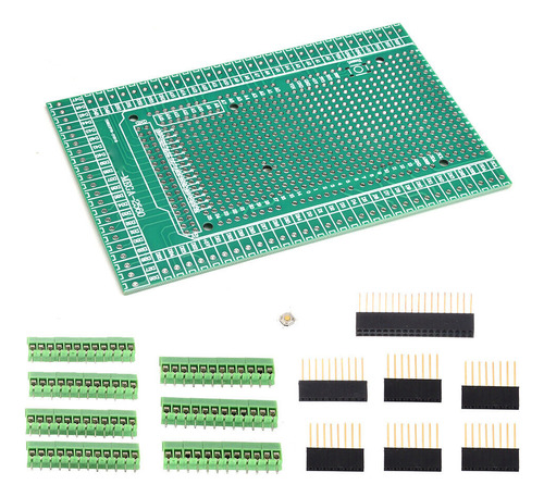 Proto Screw Shield Bornera Para Arduino Mega2560 Armable