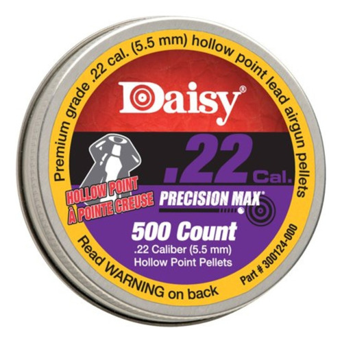 Diábolos Daisy 7785 Cal. 5.5mm 500 Pzs Punta Hueca