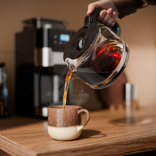 Cafetera De Goteo Digital De 10 Tazas De Kismile Con Matiner