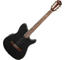 Comprar Guitarra electroacústica Ibanez Tod10n Tim Henson de nailon, color negro, material de diapasón de ébano, guía para la mano derecha