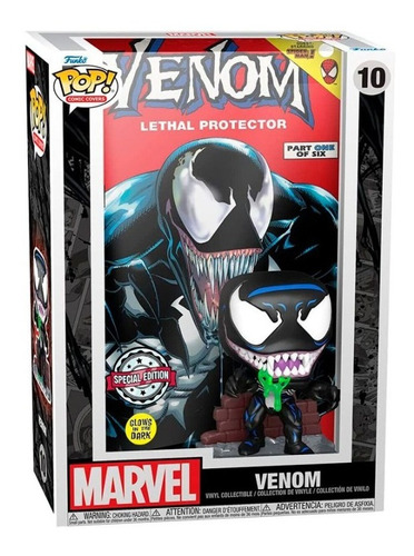 Funko Pop Comic Covers Marvel Venom Glow In Dark 10