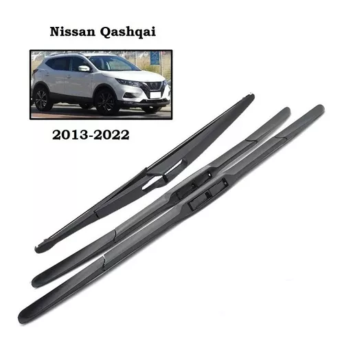 Plumillas (3) Limpia Parabrisas Nissan Qashqai 2013-2022