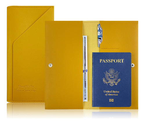 Funda De Protección De Viaje De Piel Sintética Con Soporte P