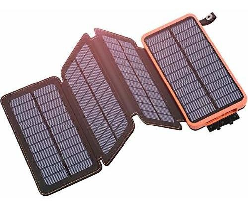 Tranmix Cargador Solar 25000mah Puerto Usb Resistente Agua R