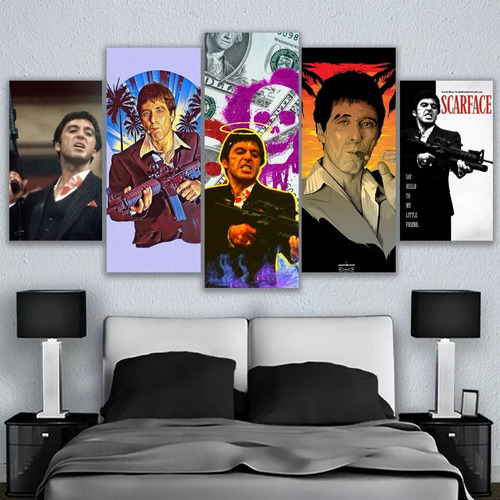 5 Set Pintura De Diamantes Scarface Tony Montana