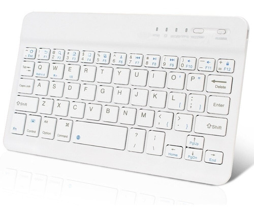 Mini Teclado Bluetooth Recargable En Español, Pc Tablet Celu