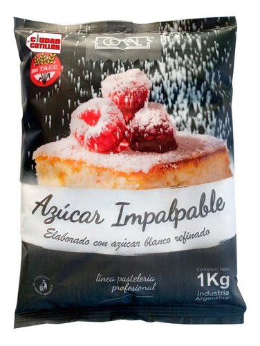 Azúcar Impalpable Sin Tacc 1 Kg Coral - Ciudad Cotillón