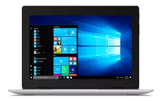 Laptop Lenovo IdeaPad D330-10IGL mineral gray táctil 10.1", Intel Celeron N4020 4GB de RAM 64GB SSD, Intel UHD Graphics 600 1280x800px Windows 10 Home