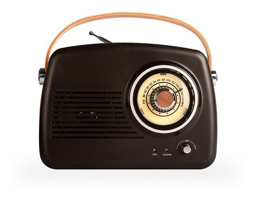 Radio Parlante Portátil Retro Vintage Inalámbrica Bluetooth