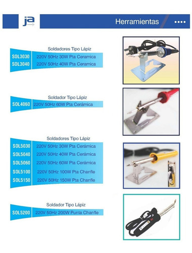 Cautin Soldador Estaño Profesional 40w Lapiz Punta Ceramica